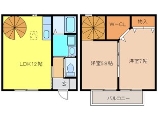 モンテノーメの物件間取画像